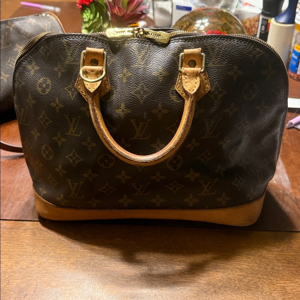 Louis Vuitton Brown Monogram Satchel - Picture 11 of 11